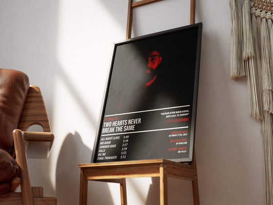 AP Dhillon - Two Hearts Never Break the Same | ALBUM POSTER - PosterVerse