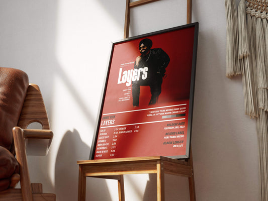 Ammy Virk - Layers | ALBUM POSTER - PosterVerse