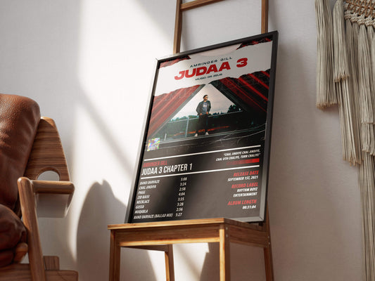 Amrinder Gill - Judaa 3 Chapter 1 | ALBUM POSTER - PosterVerse
