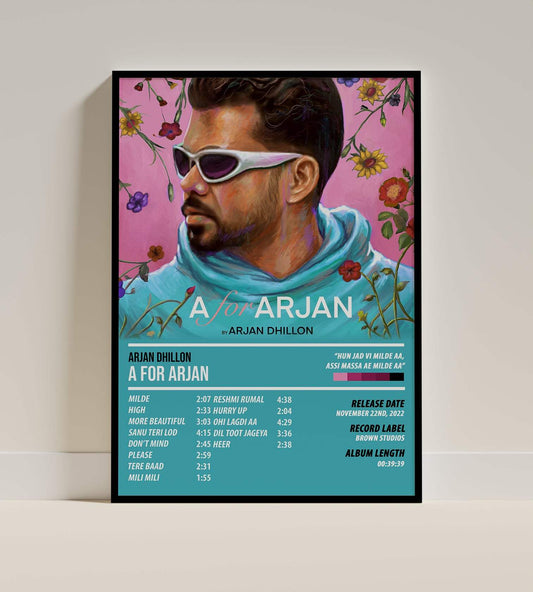 Arjan Dhillon - A for Arjan | ALBUM POSTER - PosterVerse