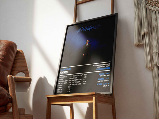 Arjan Dhillon - Enigma | ALBUM POSTER
