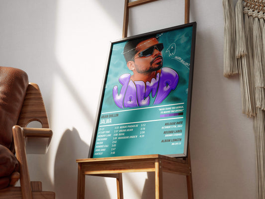 Arjan Dhillon - Jalwa | ALBUM POSTER - PosterVerse