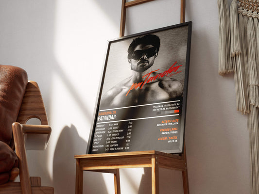 Arjan Dhillon - Patandar | ALBUM POSTER - PosterVerse