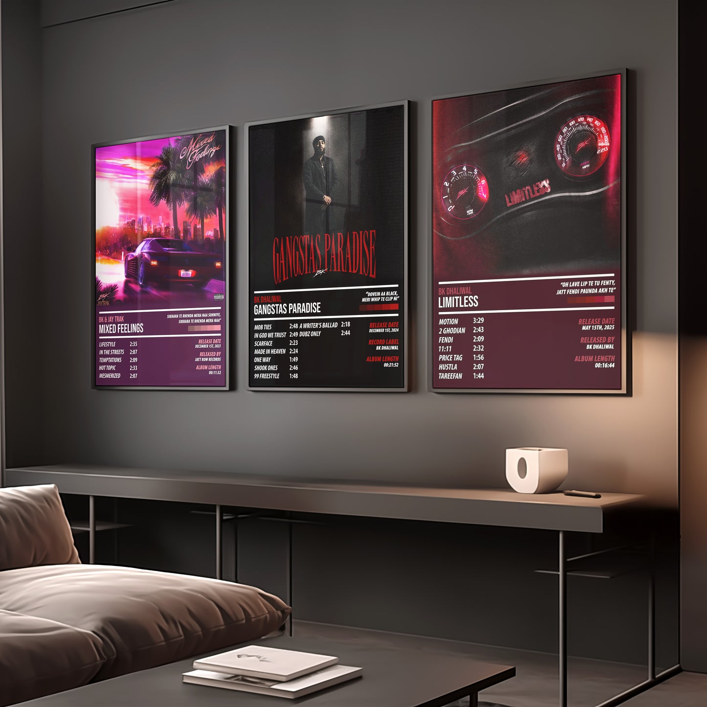 BK Dhaliwal - Limitless | ALBUM POSTER - PosterVerse