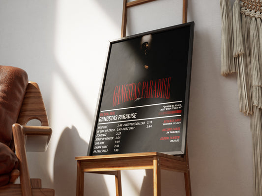 BK Dhaliwal - Gangstas Paradise | ALBUM POSTER