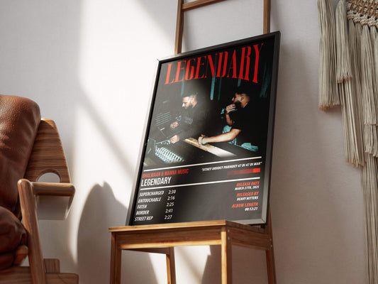 Bhalwaan & Manna Music - Legendary | ALBUM POSTER - PosterVerse