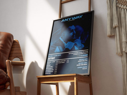 Cheema Y & Gur Sidhu - Anyway | ALBUM POSTER - PosterVerse