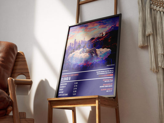 Cheema Y & Gur Sidhu - Cloud 9 | ALBUM POSTER - PosterVerse