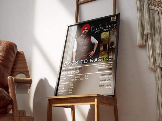 Diljit Dosanjh - Back to Basics | ALBUM POSTER - PosterVerse