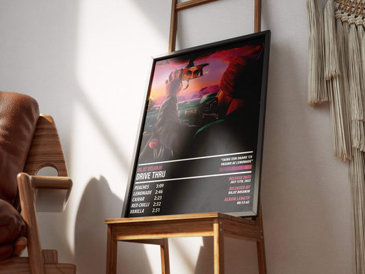 Diljit Dosanjh - Drive Thru | ALBUM POSTER - PosterVerse