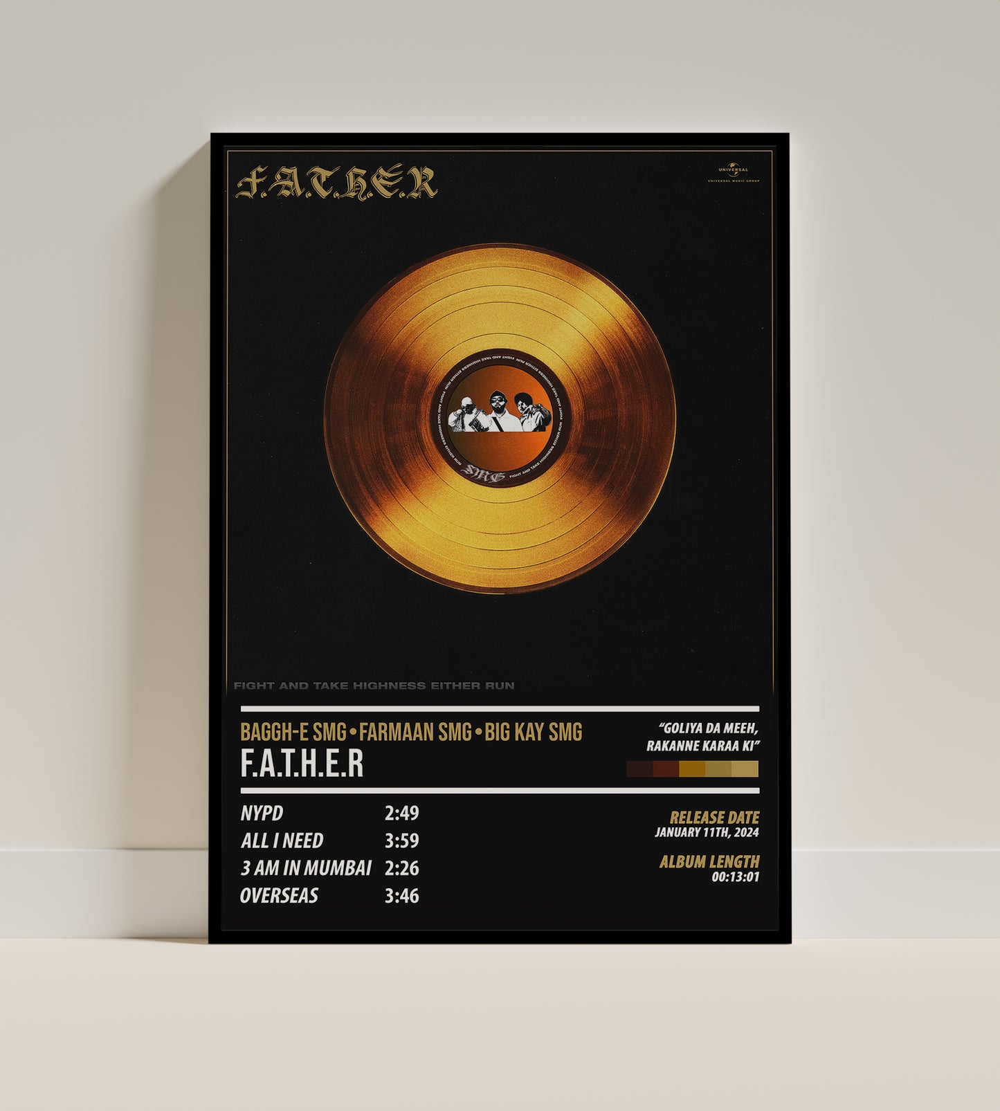 SMG Studios - F.A.T.H.E.R | ALBUM POSTER