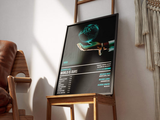 Gurinder Gill - World is Ours | ALBUM POSTER - PosterVerse