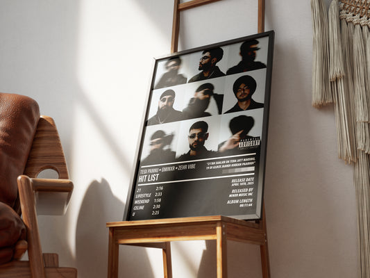 Tegi Pannu & Zehr Vibe - Hit List | ALBUM POSTER