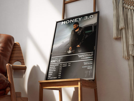 Yo Yo Honey Singh - Honey 3.0 | ALBUM POSTER - PosterVerse