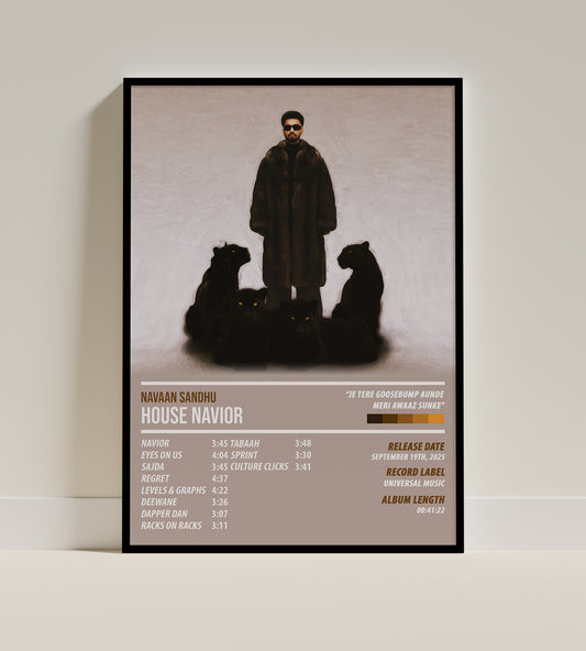 Navaan Sandhu - House Navior | ALBUM POSTER