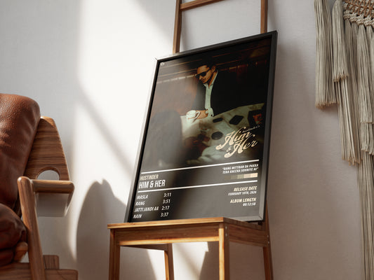 Hustinder - Him & Her | ALBUM POSTER
