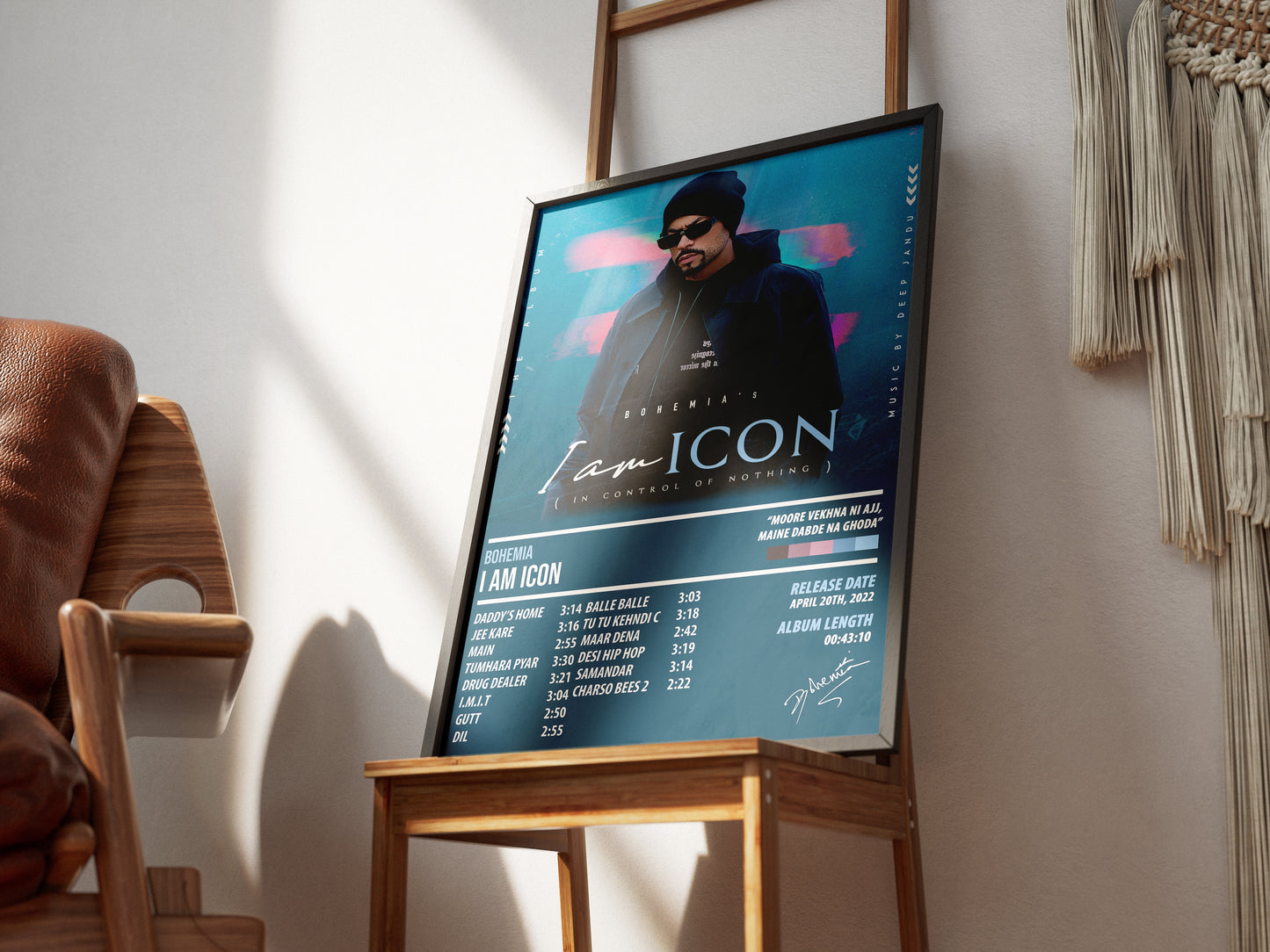 Bohemia - I Am Icon | ALBUM POSTER