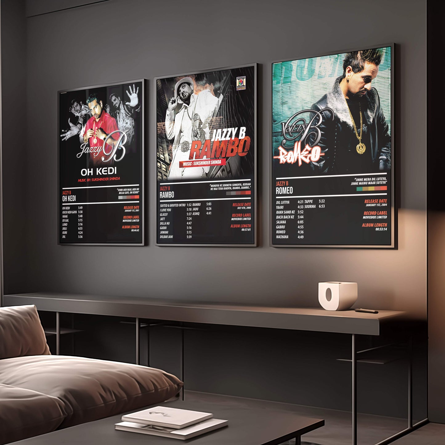 Jazzy B- Oh Kedi | ALBUM POSTER - PosterVerse