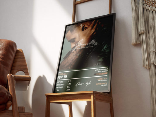 Karan Aujla - Four Me | ALBUM POSTER - PosterVerse