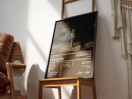 Karan Aujla & Ikky - P-Pop Culture | ALBUM POSTER