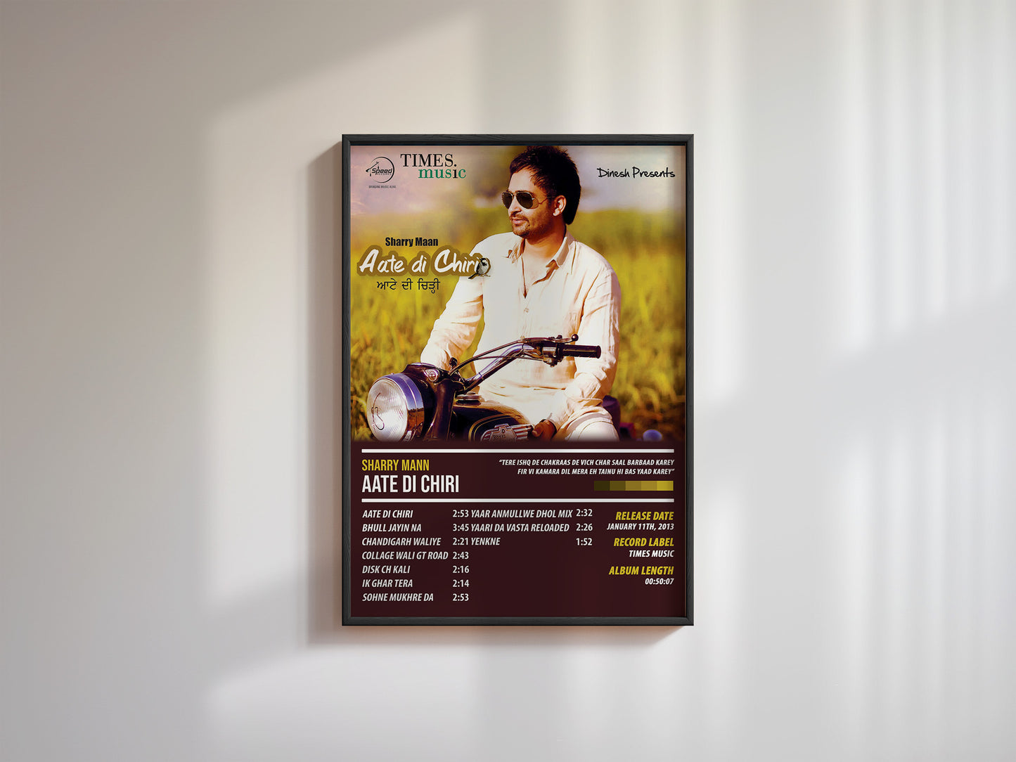 Custom Album Cover Poster