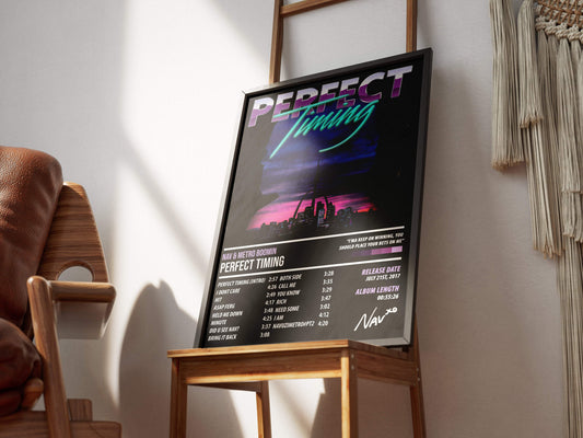 Nav & Metro Boomin - Perfect Timing | ALBUM POSTER - PosterVerse