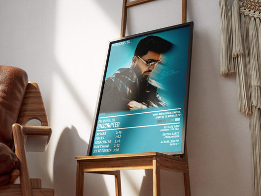 Prem Dhillon - Unscripted | ALBUM POSTER - PosterVerse