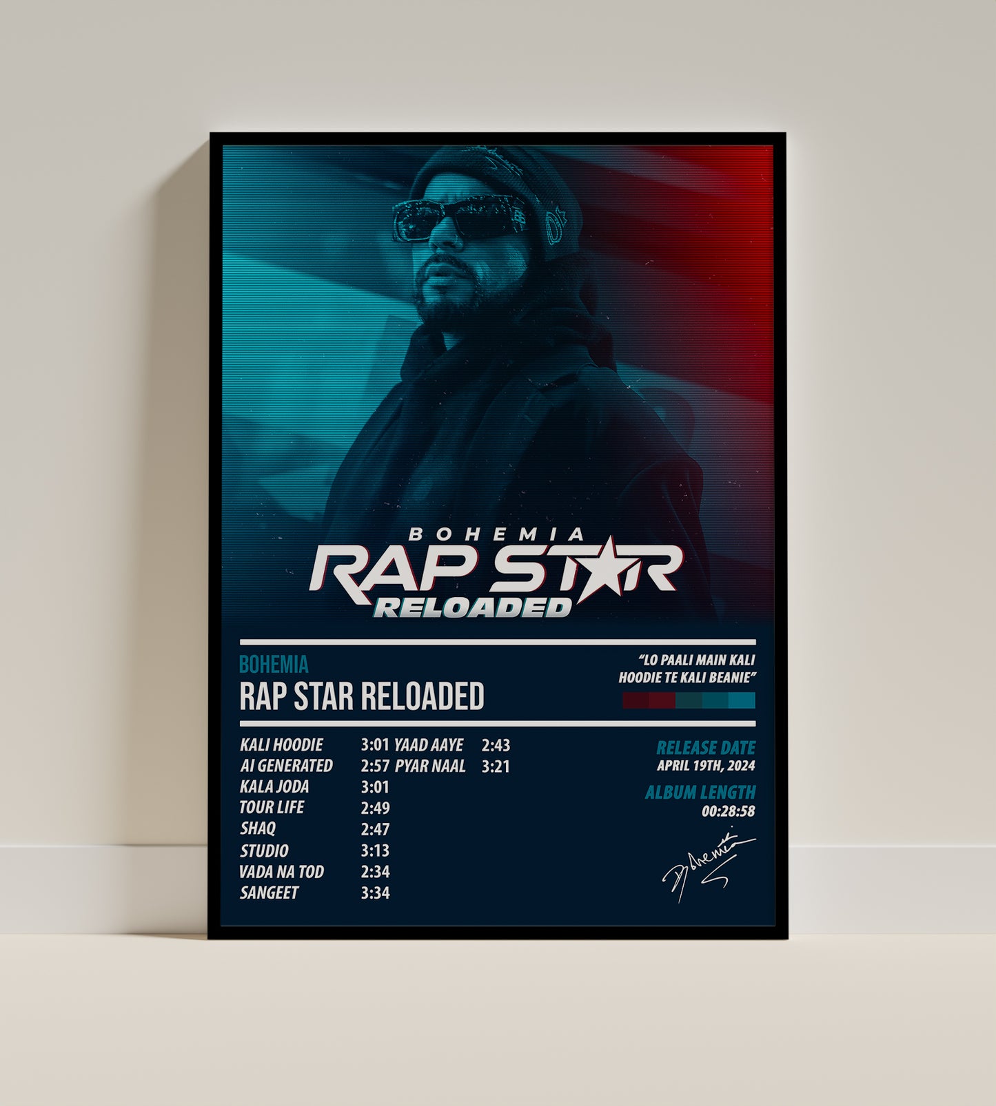 Bohemia - Rap Star Reloaded | ALBUM POSTER