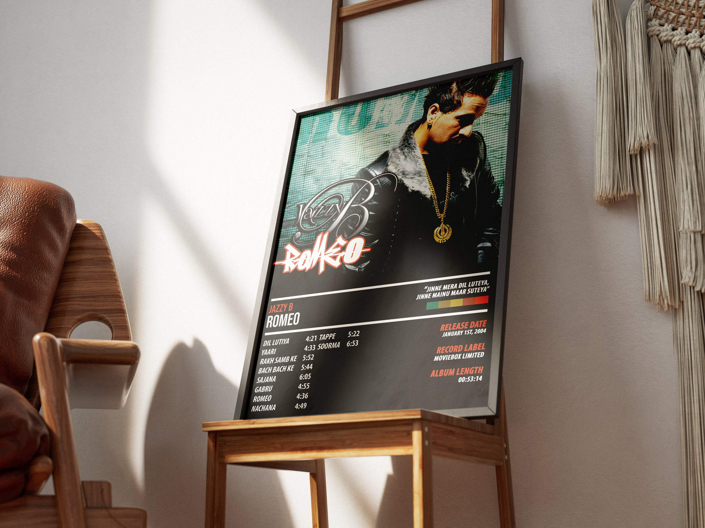 Jazzy B - Romeo | ALBUM POSTER - PosterVerse