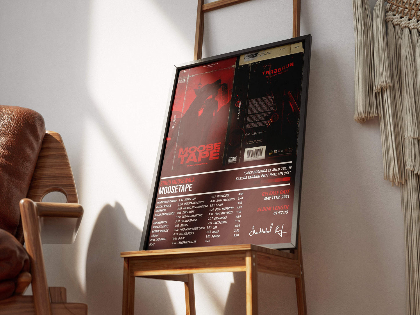 Sidhu Moosewala - Moosetape | ALBUM POSTER - PosterVerse