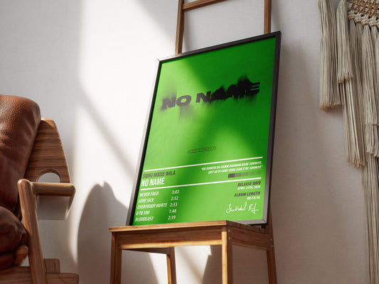Sidhu Moosewala - No Name | ALBUM POSTER - PosterVerse