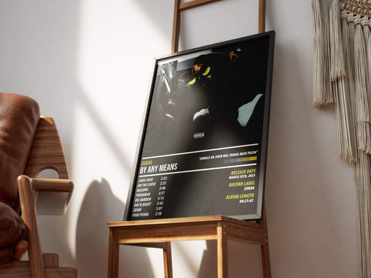 Sukha - By Any Means | ALBUM POSTER - PosterVerse