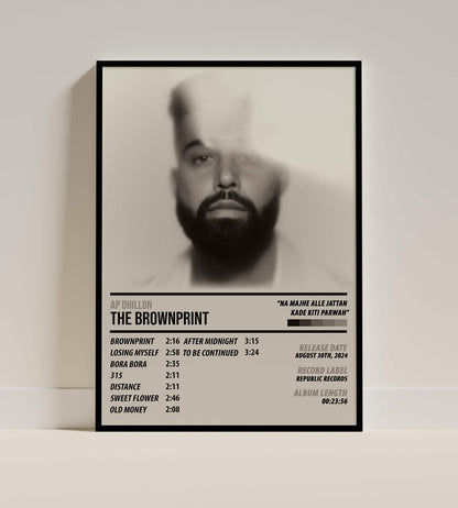 AP Dhillon - The Brownprint | ALBUM POSTER - PosterVerse