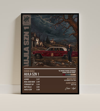 Karan Aujla - Aujla SZN 1 | ALBUM POSTER