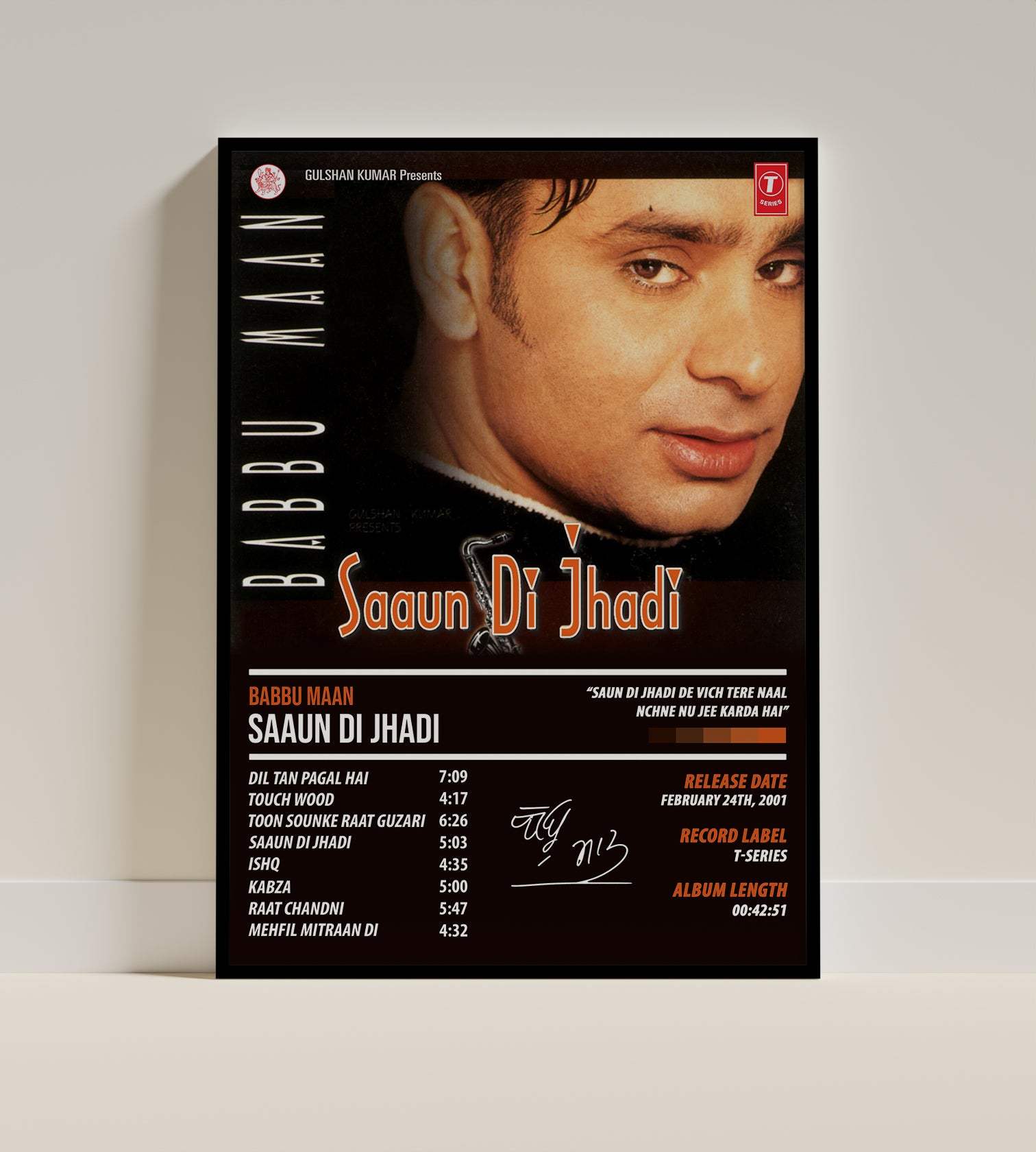 Babbu Maan - Saaun Di Jhadi | ALBUM POSTER - PosterVerse