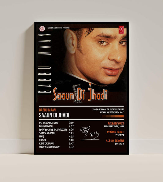 Babbu Maan - Saaun Di Jhadi | ALBUM POSTER - PosterVerse