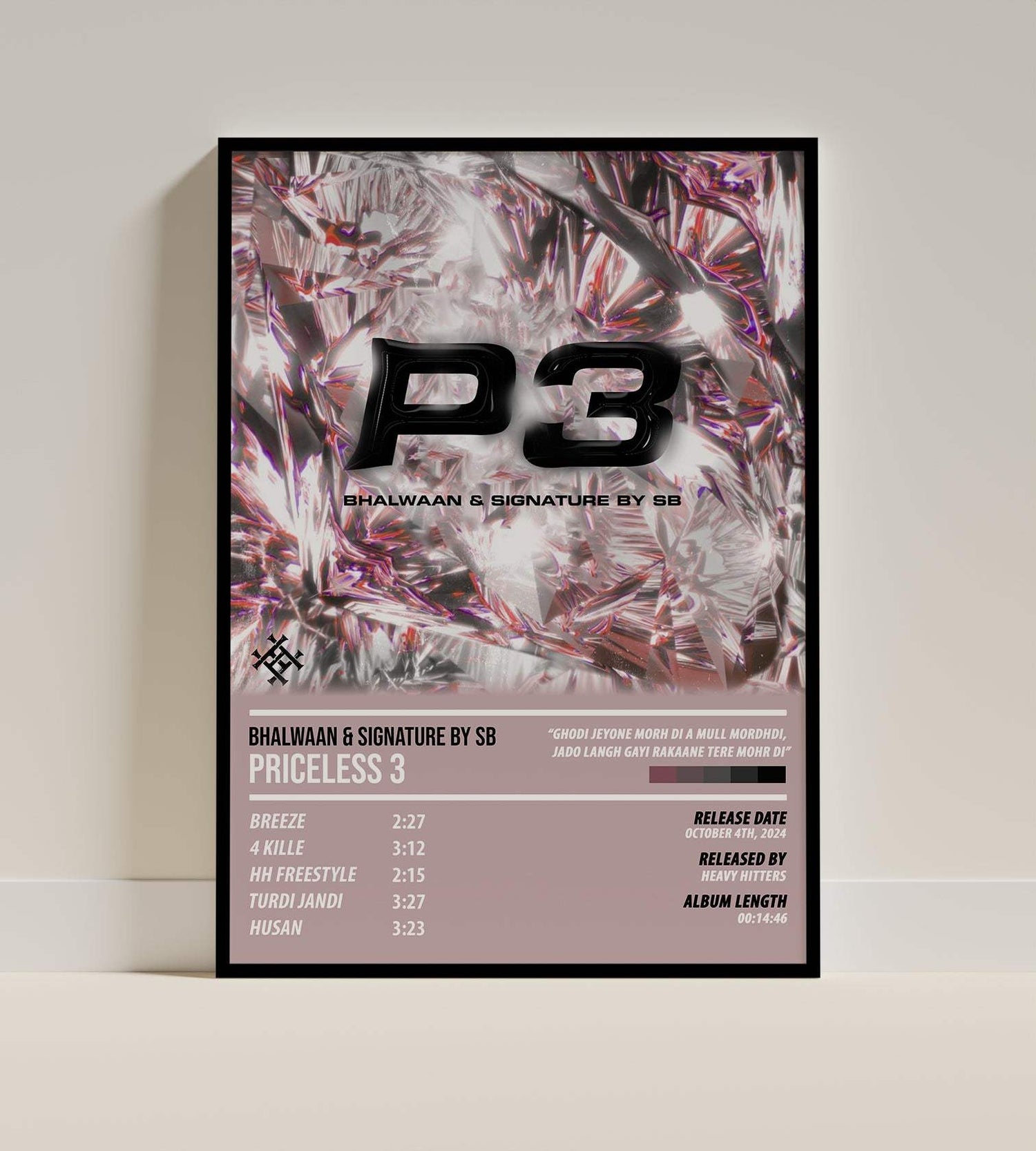 Bhalwaan & Signature by SB - Priceless 3 | ALBUM POSTER - PosterVerse