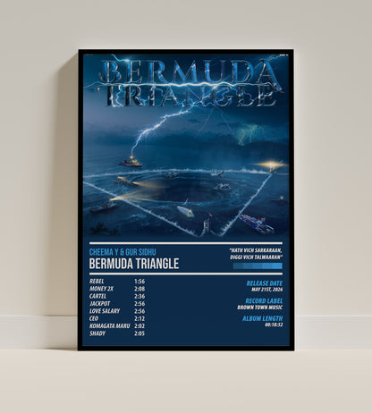 Cheema Y & Gur Sidhu - Bermuda Triangle | ALBUM POSTER