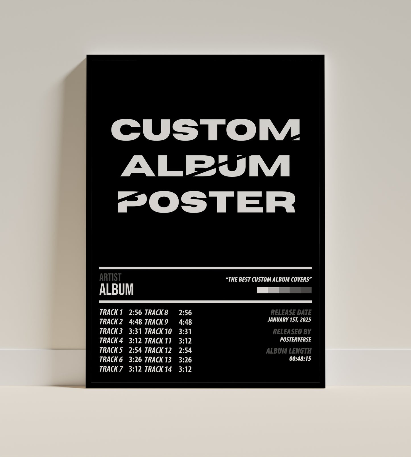 Custom Album Cover Poster