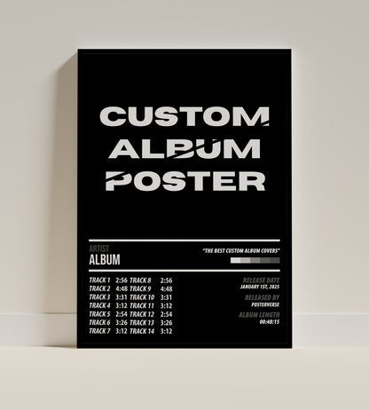Custom Album Cover Poster