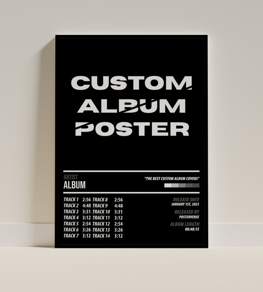 Custom Album Cover Poster