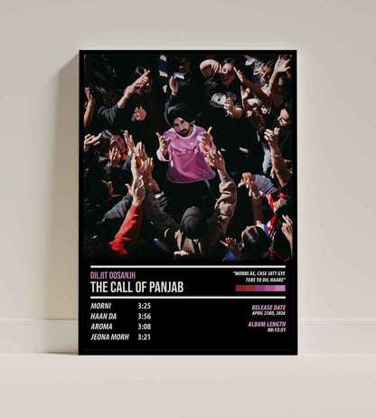 Diljit Dosanjh- The Call of Panjab | ALBUM POSTER
