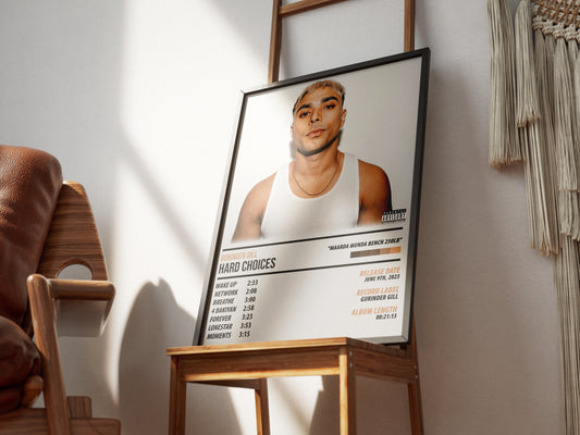 Gurinder Gill - Hard Choices | ALBUM POSTER