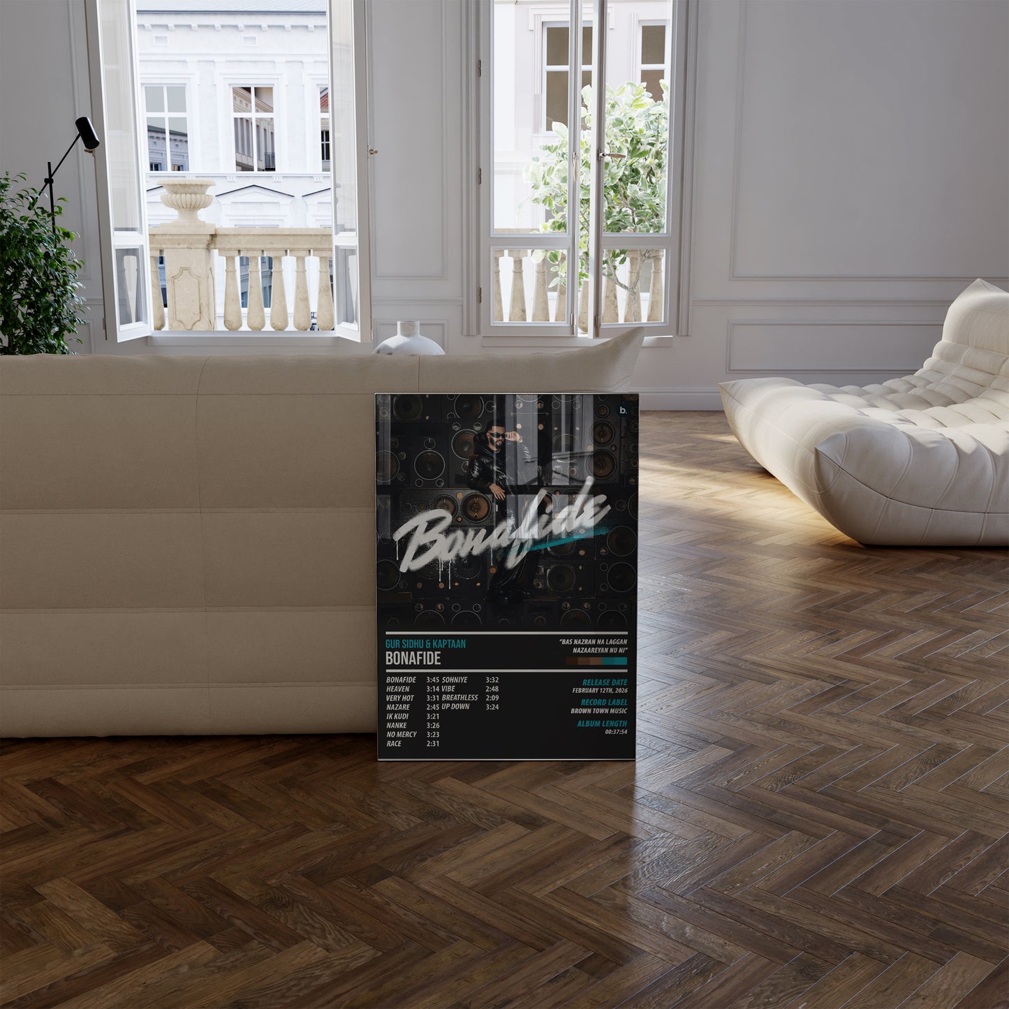 Gur Sidhu & Kaptaan - Bonafide | ALBUM POSTER