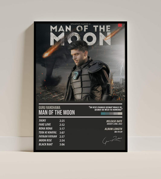 Guru Randhawa - Man of The Moon | ALBUM POSTER - PosterVerse