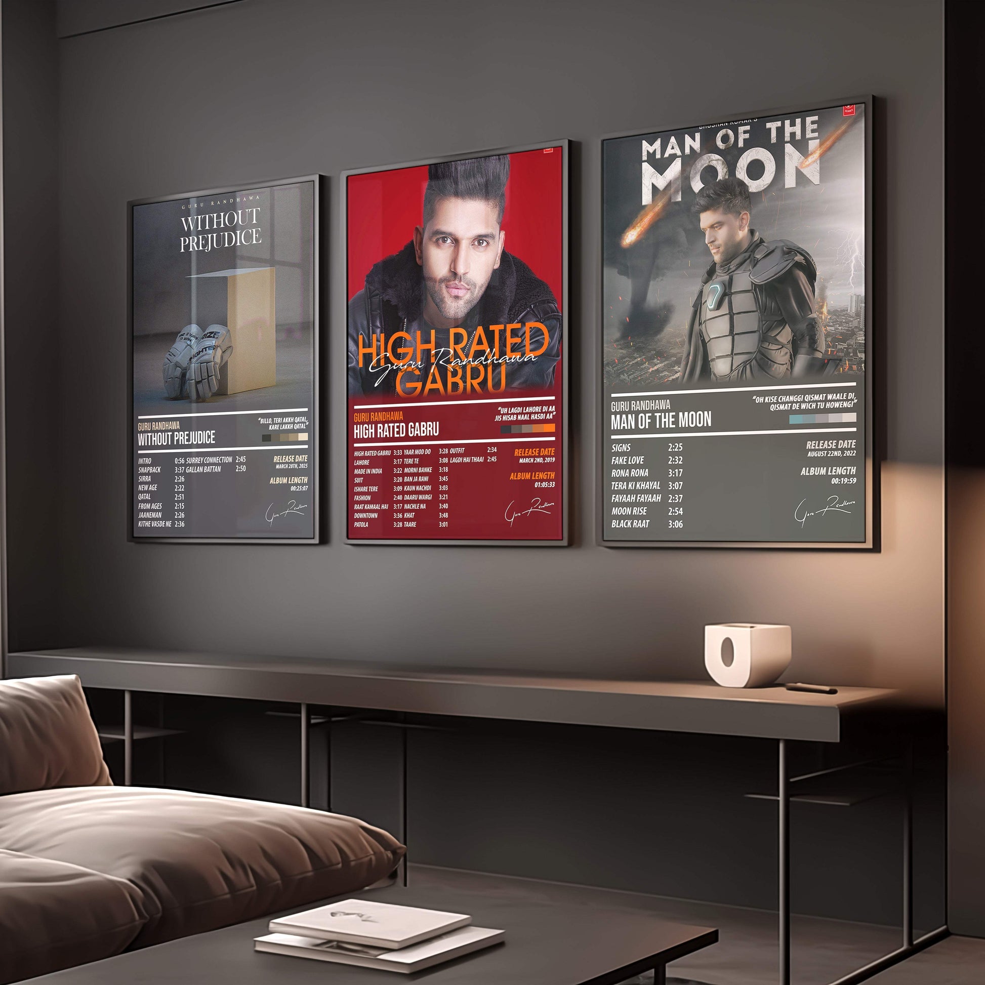 Guru Randhawa - Without Prejudice | ALBUM POSTER - PosterVerse