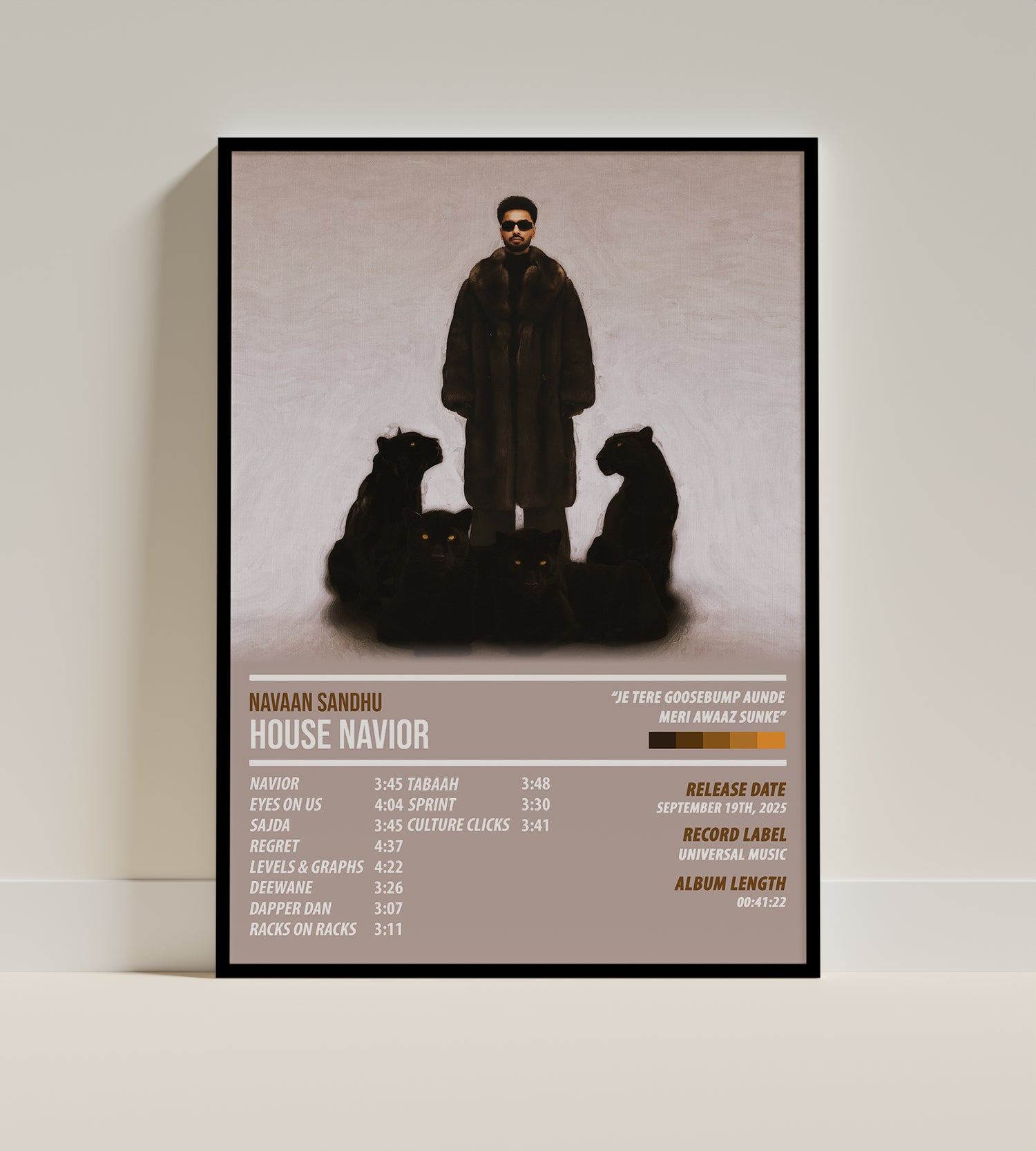 Navaan Sandhu - House Navior | ALBUM POSTER - PosterVerse