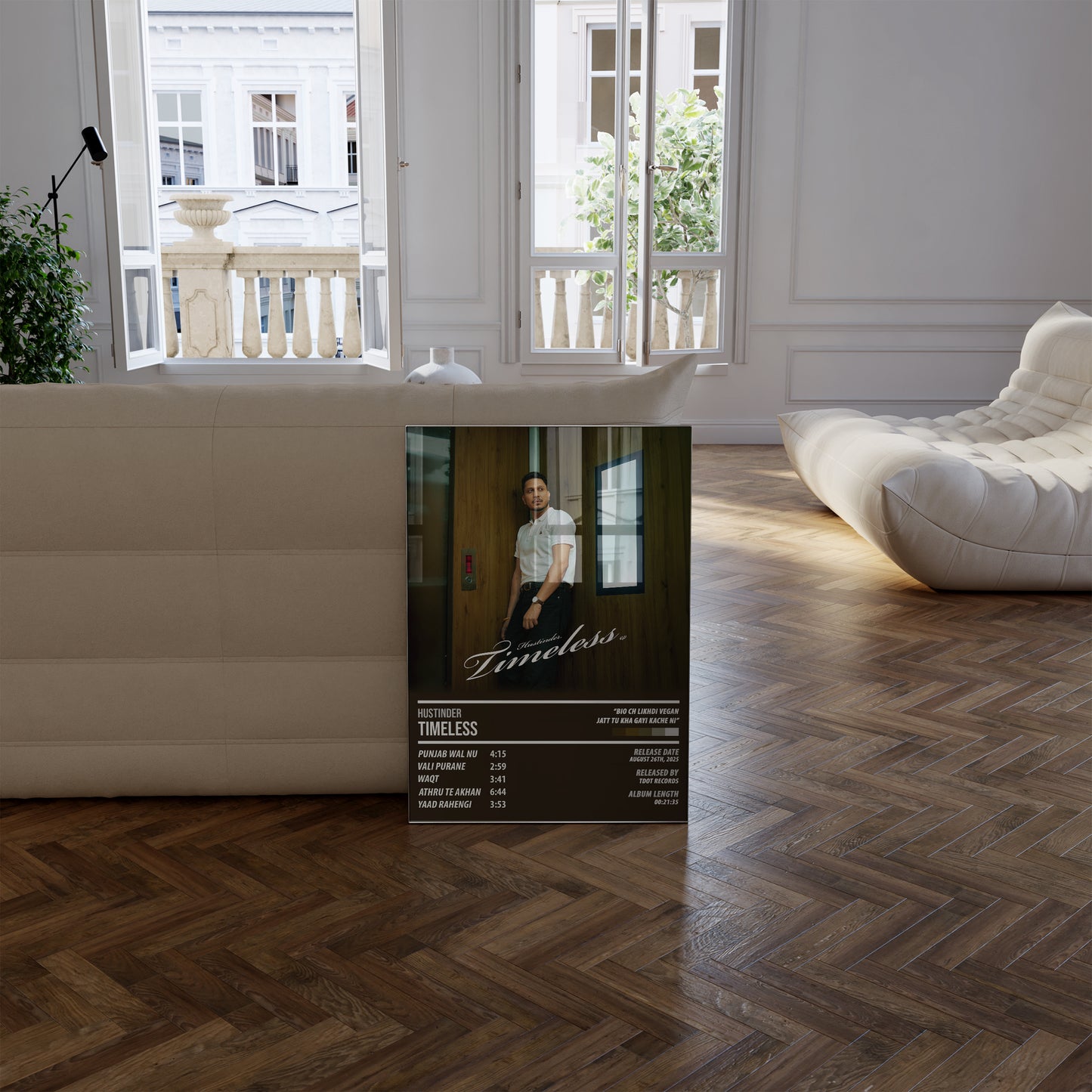 Hustinder - Timeless | ALBUM POSTER