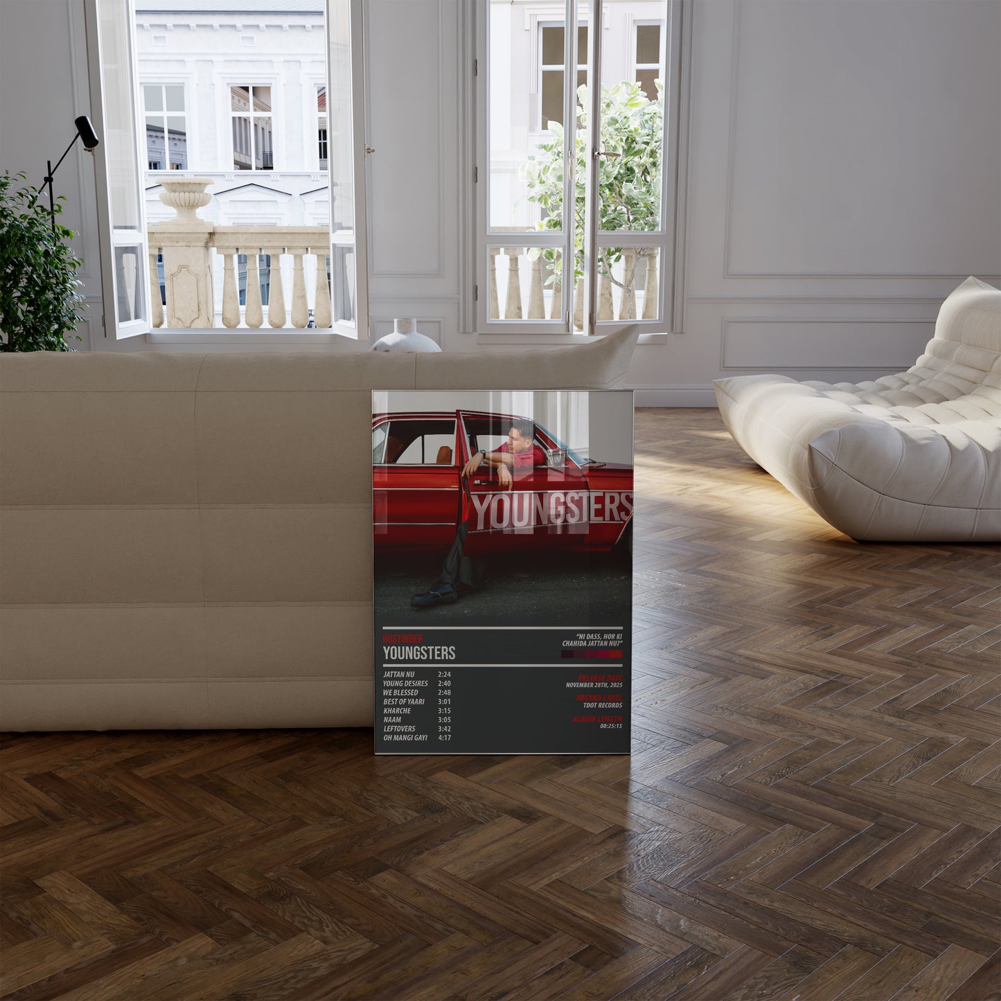 Hustinder - Youngsters | ALBUM POSTER