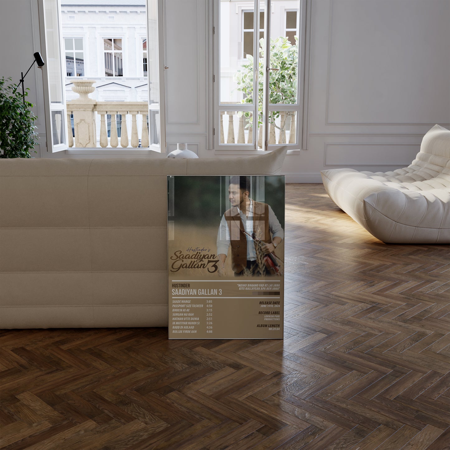 Hustinder - Saadiyan Gallan 3 | ALBUM POSTER